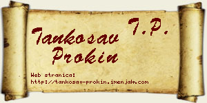 Tankosav Prokin vizit kartica